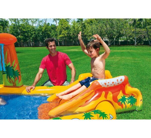 INTEX Dinosaur Play Center Swim Pool 8ft 2in X 6ft 3in X 3ft 7in (57444) - Image 8