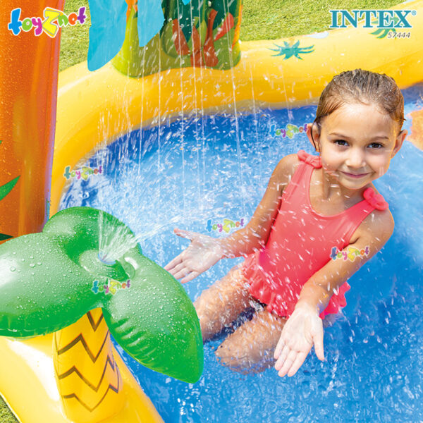 INTEX Dinosaur Play Center Swim Pool 8ft 2in X 6ft 3in X 3ft 7in (57444) - Image 9