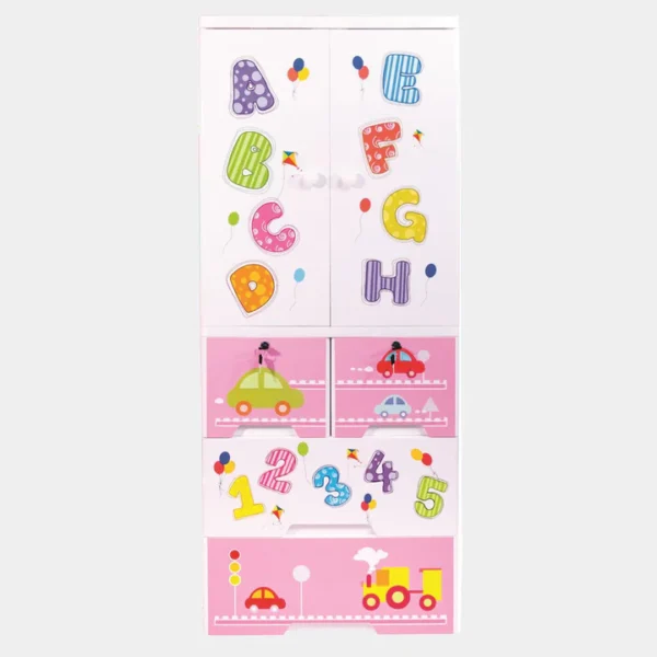 KIDEEZ Storage Wardrobe Alphabet Print , BZ: 2222