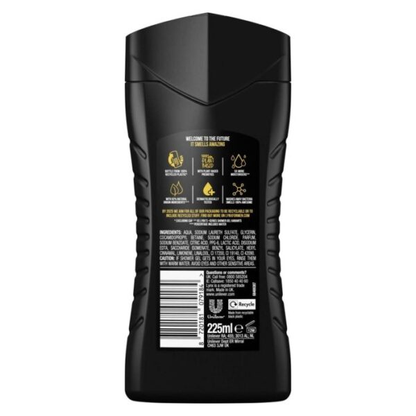 Lynx Gold Body Wash, Shower Gel For Men, 225 ml. - Image 2