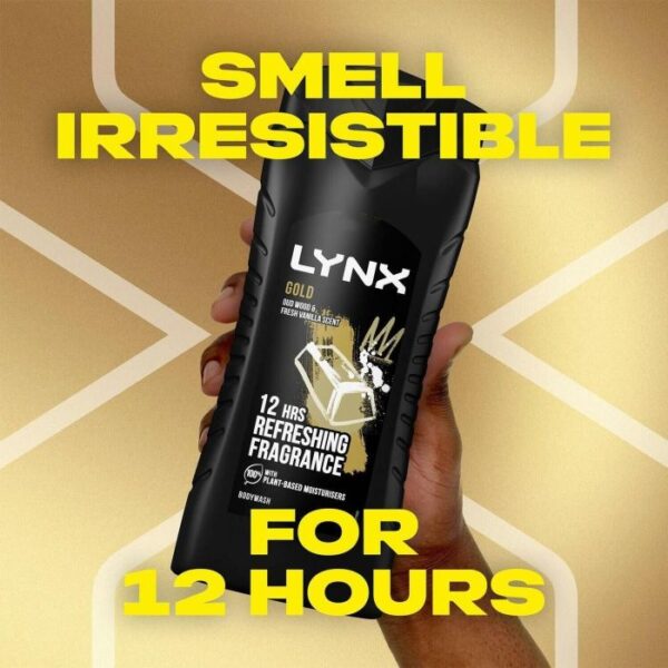 Lynx Gold Body Wash, Shower Gel For Men, 225 ml. - Image 4