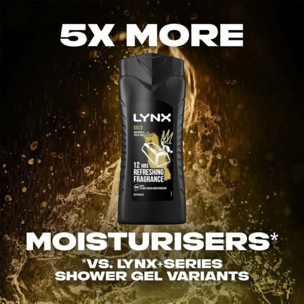 Lynx Gold Body Wash, Shower Gel For Men, 225 ml. - Image 7