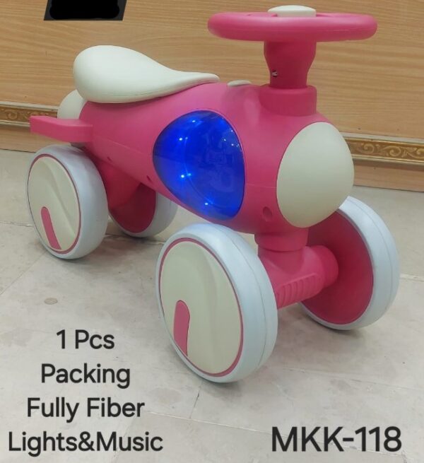 Airplane Shape Push Car With Light & Music, BZ:MKK-118 - Image 2