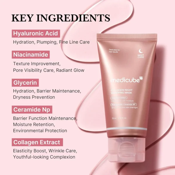 Medicube Collagen Night Wrapping Mask 75ml - Image 5