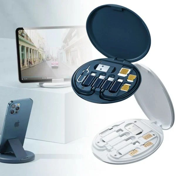 Charging Cable Data Cable Storage Box 60W Fast Charging Four-in-one - Image 3