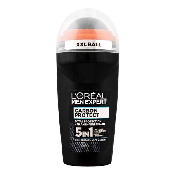 L'Oreal Men Expert Carbon Protect Roll-On, 5 in 1 Deodorant 50 ml.