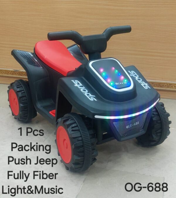 4 Wheeler Push Bike With Light & Music, BZ: OG 688 - Image 3
