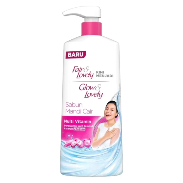 Glow & Lovely Brightening Body wash with Multivitamin and Niacinamide Bottle 550 ml. - Image 2