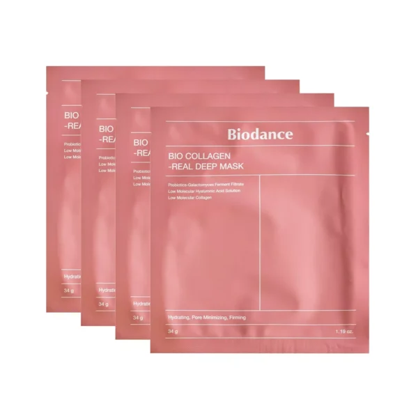 BIODANCE Bio-Collagen Real Deep Mask Sheet 34g x 4pcs: - Image 4