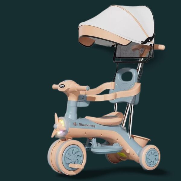 Multi-function 3-wheel stroller, great choice for babies 10 months and older AZ809 - Image 4