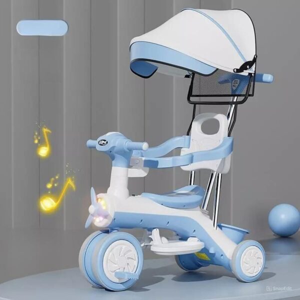 Multi-function 3-wheel stroller, great choice for babies 10 months and older AZ809 - Image 3