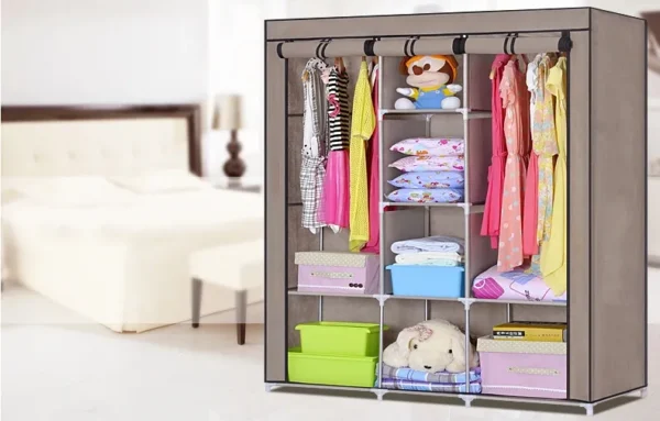 MJ Storage Wardrobe Household Fabric Folding Cloth Ward Storage Assembly King Size ,BZ:88160 - Image 3