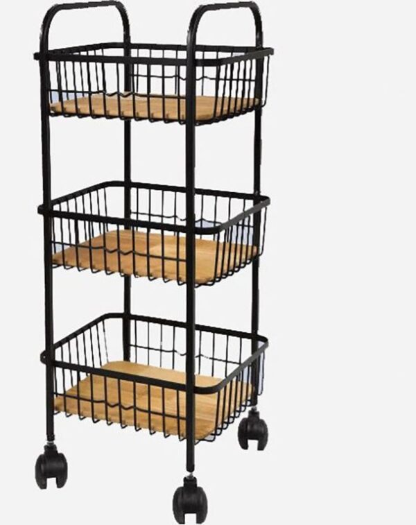 Touchwood SQUARE METAL ONION BASKET 3-STEPS Code 11199