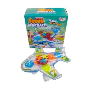 Transparent Airplane Gear Toys, Transparent Airplane Musical Sound Toy With Lights, Toys For Kids.