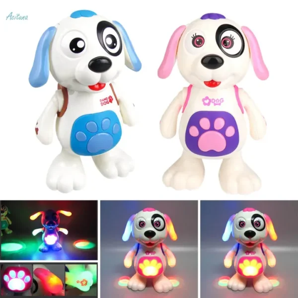 Electric Cartoon Dancing Animals Toy, Musical dancing Robot Dog Toy for Baby Boys, Girls and kids. - Image 5