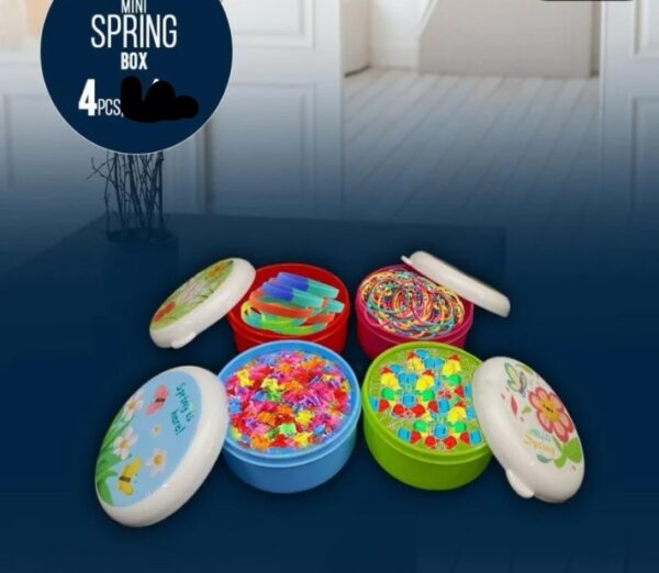 Mini Air tight Spring Box For Small Items (Pack of 4) - Image 3