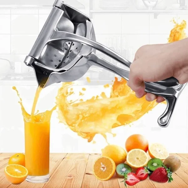 Stainless Steel Manual Hand Press Juicer Squeezer Household Fruit Juicer Extractor - Image 3