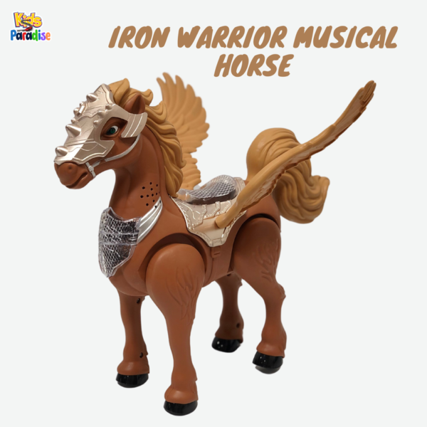 Iron Warrior Horse With Light and Sound, Animal Toy For kids. - Image 2