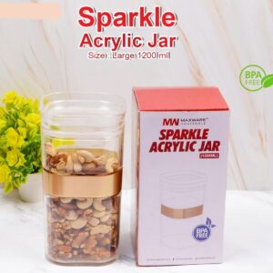 Sparkle Acrylic Jar Large (1200 ml)