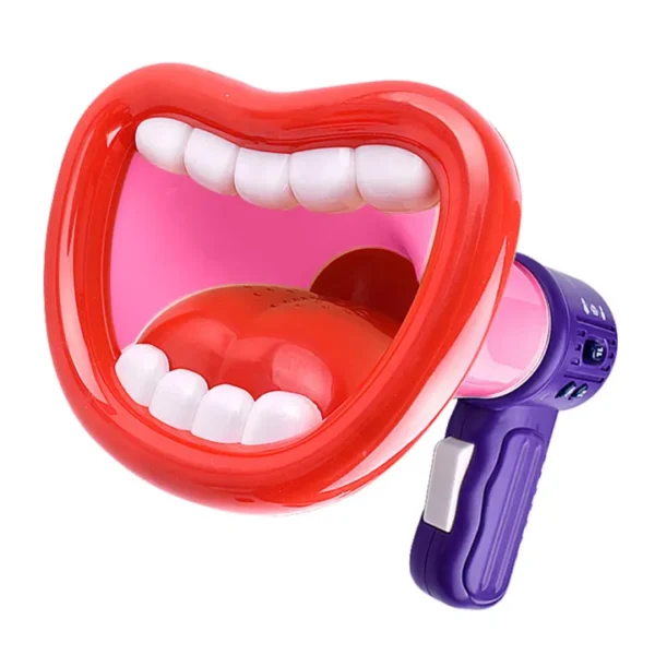Big Mouth Megaphone Recording Toys, Funny Voice Changing Horn Children Handheld Speaker Funny Sound Toy For kids.