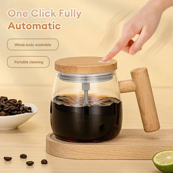 Self Stirring Mug 400ml, Electric Auto Mixing Cup - Image 8