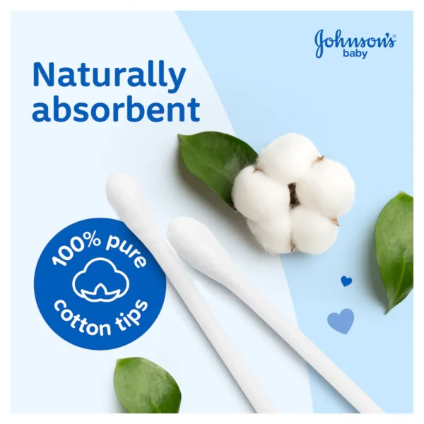 Johnson's Baby Cotton Buds, Soft And Gentle For Your Family, 200 Pack. - Image 5