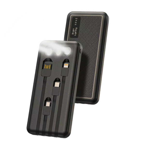 Hottu Power bank A81 With 20,000 mAh Capacity, Long Battery Life.