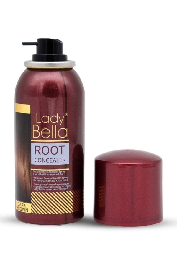 Lady Bella Root Concealer Spray, Dark Brown, 100 ml.