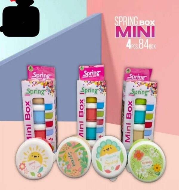 Mini Air tight Spring Box For Small Items (Pack of 4) - Image 4