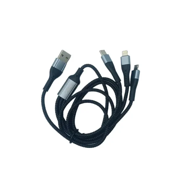 SF-03 3-in-1 Cable - 50W Fast Charging & Data Transfer - Image 3