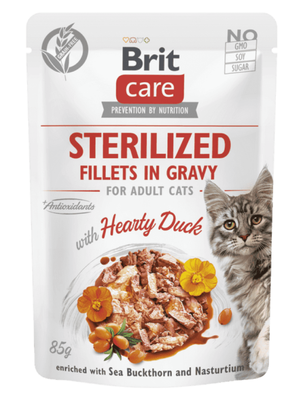 Brit Care Fillet In Gravy Cat Food In different Flavors, 85 g. - Image 3