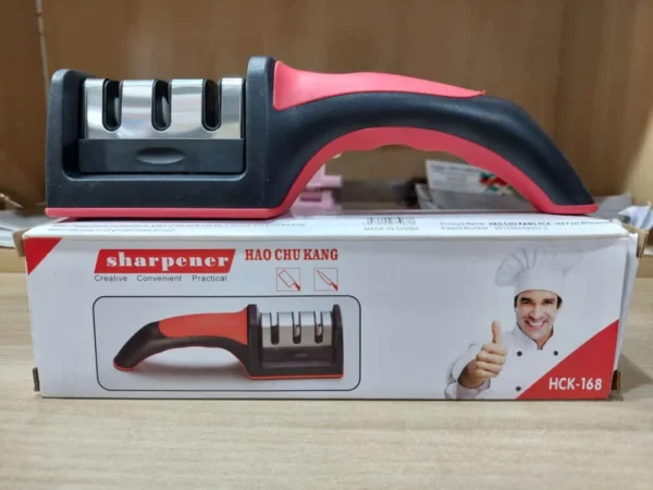 Kitchen Knife Sharpener Adjustable 4 in 1 Manual Knives and Scissor Sharpener Professional Blade Sharpening Tool Sharpener Stone - Image 2