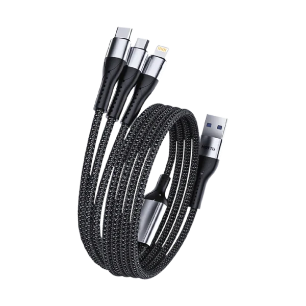 SF-03 3-in-1 Cable - 50W Fast Charging & Data Transfer