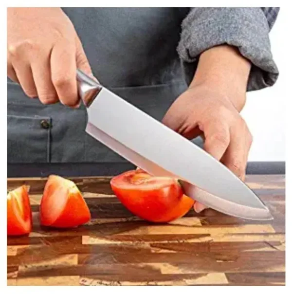 Stainless Steel Professional Made Vegetable Meat Fruits Cutting Knife Basic Kitchen Utensils: - Image 4