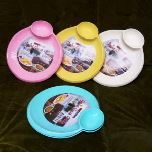 Round Snack Plate Snack Serving Tray, Chips, Cookies, Biscuits Tray, Spaghetti, Noodles