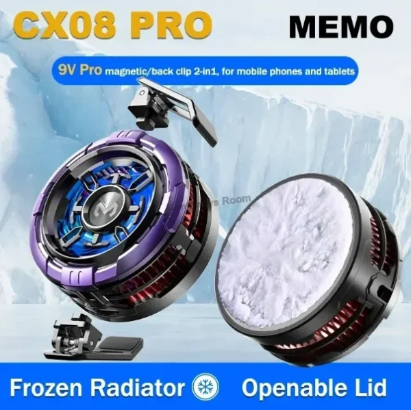Mobile Radiator magnetic Cooling Fan, Mobile Phone Game Cooler. - Image 4