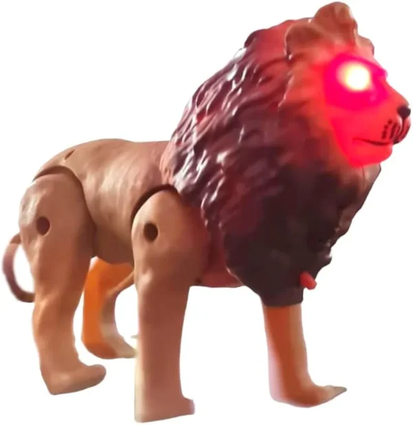 Battery Operated Lion with Light Sound and Walk, Funny Electric Lion Cartoon Toy, Forest Animal Wild Animal Toy For Kids. - Image 7