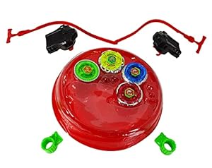4 in1 Beyblade Metal Tornado For Kids 2 Launcher and 1 stadium May Vary