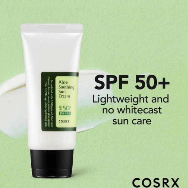 COSRX Aloe Soothing Sun Cream SPF50 + PA+++, 50 ml.