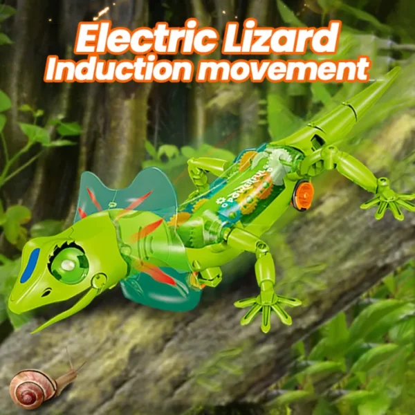 Electronic Pets Lizard Walking Electronic Animal, Baby Crawling Friend, With Sounds and Lights Toy For Children. - Image 7