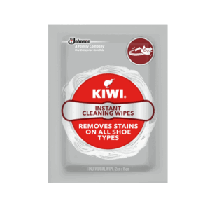 KIWI Instant Shoe Cleaner Wipes for Leather, Fabric, Canvas and More, 4's.