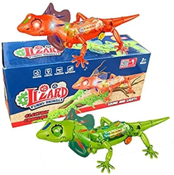 Electronic Pets Lizard Walking Electronic Animal, Baby Crawling Friend, With Sounds and Lights Toy For Children. - Image 4