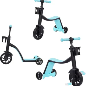 Kids Scooty, Three-in-one, 1 to 6 Years Old, Multifunctional Balance Scooter, Tricycle, 3 wheels scooter, Sit Or Ride Scooty.