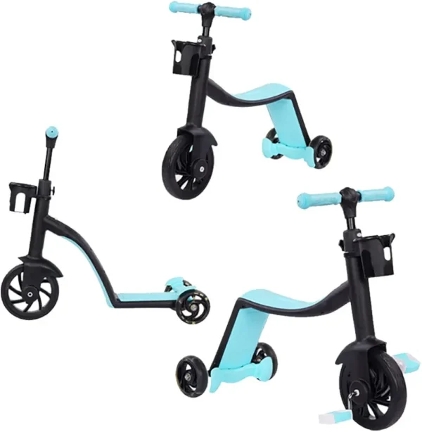 Kids Scooty, Three-in-one, 1 to 6 Years Old, Multifunctional Balance Scooter, Tricycle, 3 wheels scooter, Sit Or Ride Scooty.