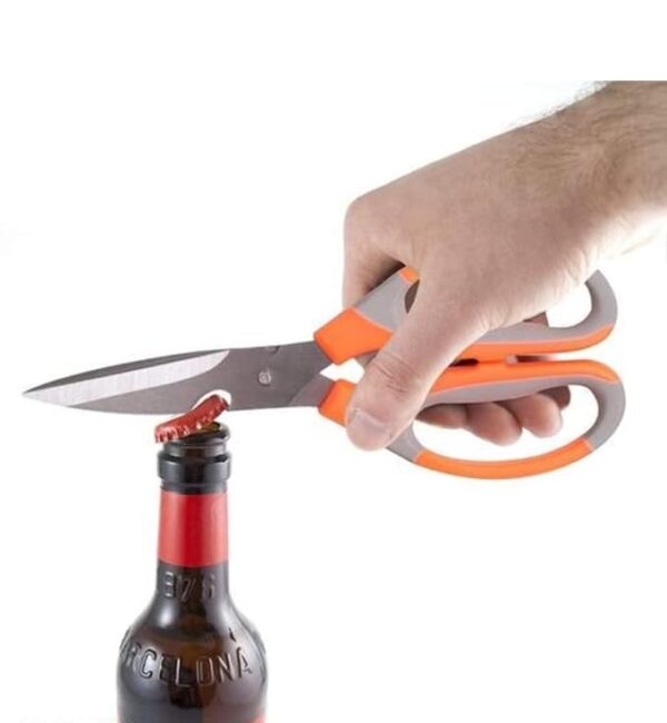 Scissor For Kitchen, Stainless Steel Scissor For Cutting Chicken, Meat, Fish, Vegetables, Multifunctional Use - Image 2