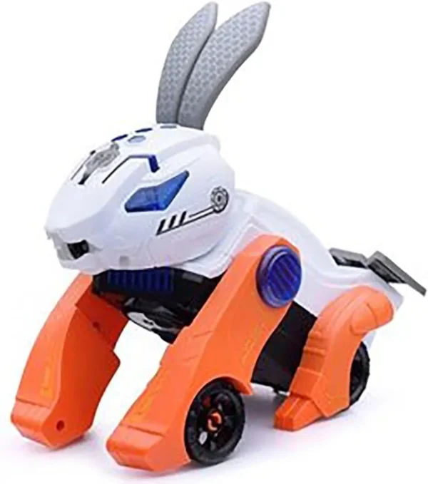 Rabbit Deformation Car Bump and Go, with LED Light and Music, 2 in 1 Automatic Rabbit Deformation Car Toy For Kids. - Image 9