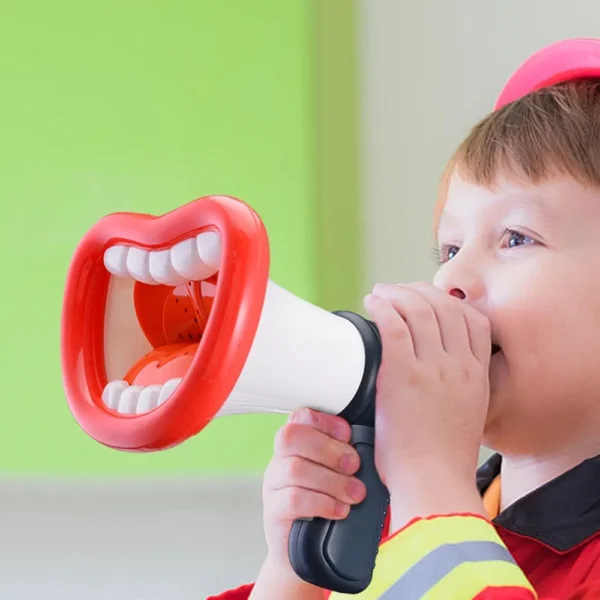 Big Mouth Megaphone Recording Toys, Funny Voice Changing Horn Children Handheld Speaker Funny Sound Toy For kids. - Image 2