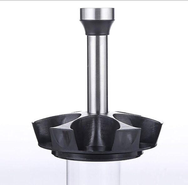 Rotating 6 Bottles Spice Rack Glass Material - Image 3