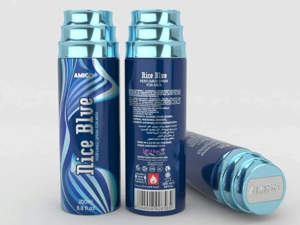 Amigo Perfume Spray, 4 Different fragrances, 200 ml.