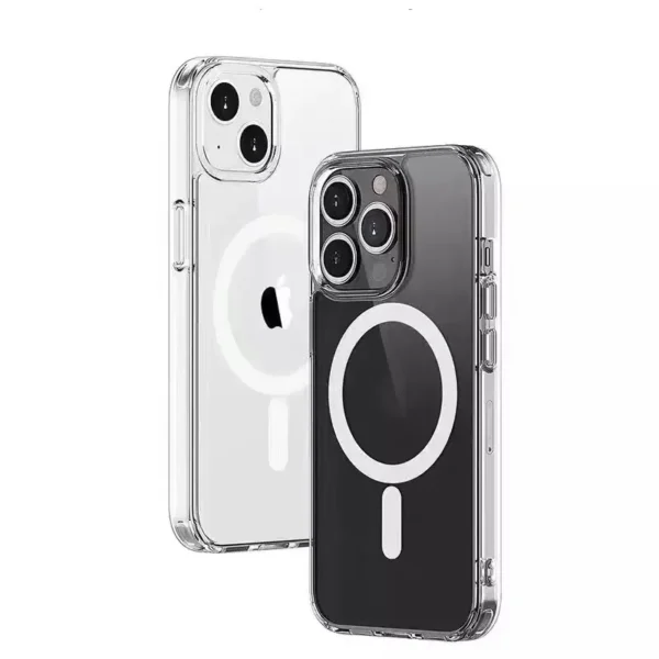 Apple iPhone  Clear Original Magsafe Magnetic Clear Case Transparent Cover - Image 3